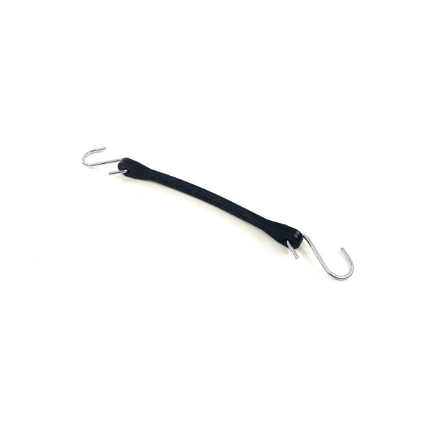 Fairchild Industries 9 Rubber Tarp Strap With Two Hooks, Max Safe Stretch 14 inches EPDM Rubber RTS1001